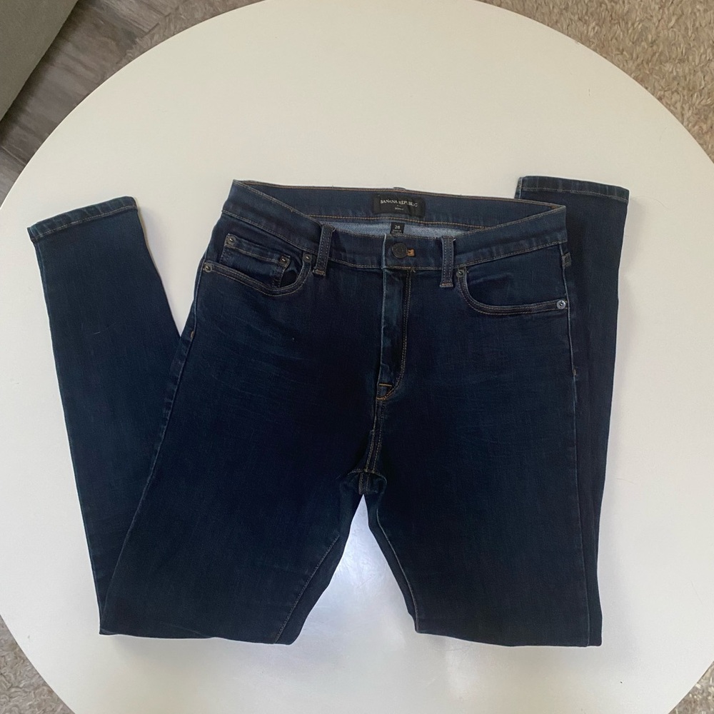 Banana Republic Blue Skinny Jeans Classic Fit